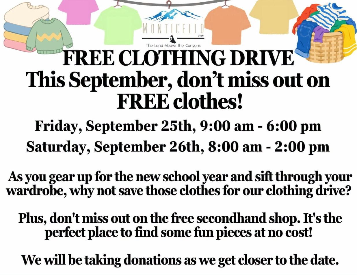 Don't miss out on free clothes