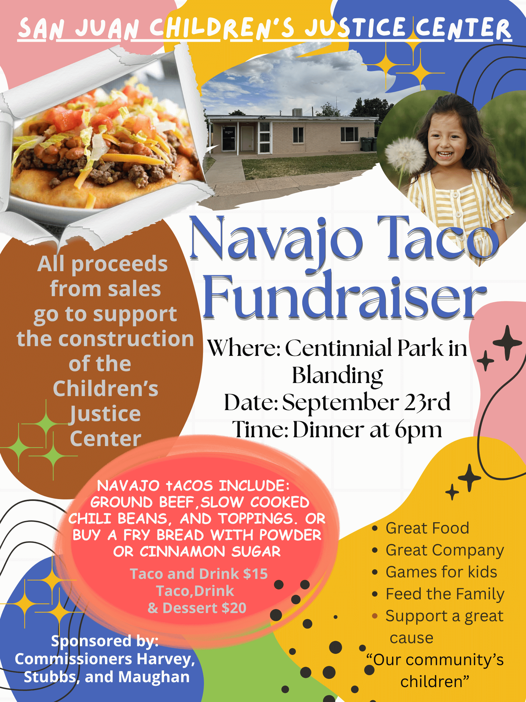 Navajo taco fundraiser