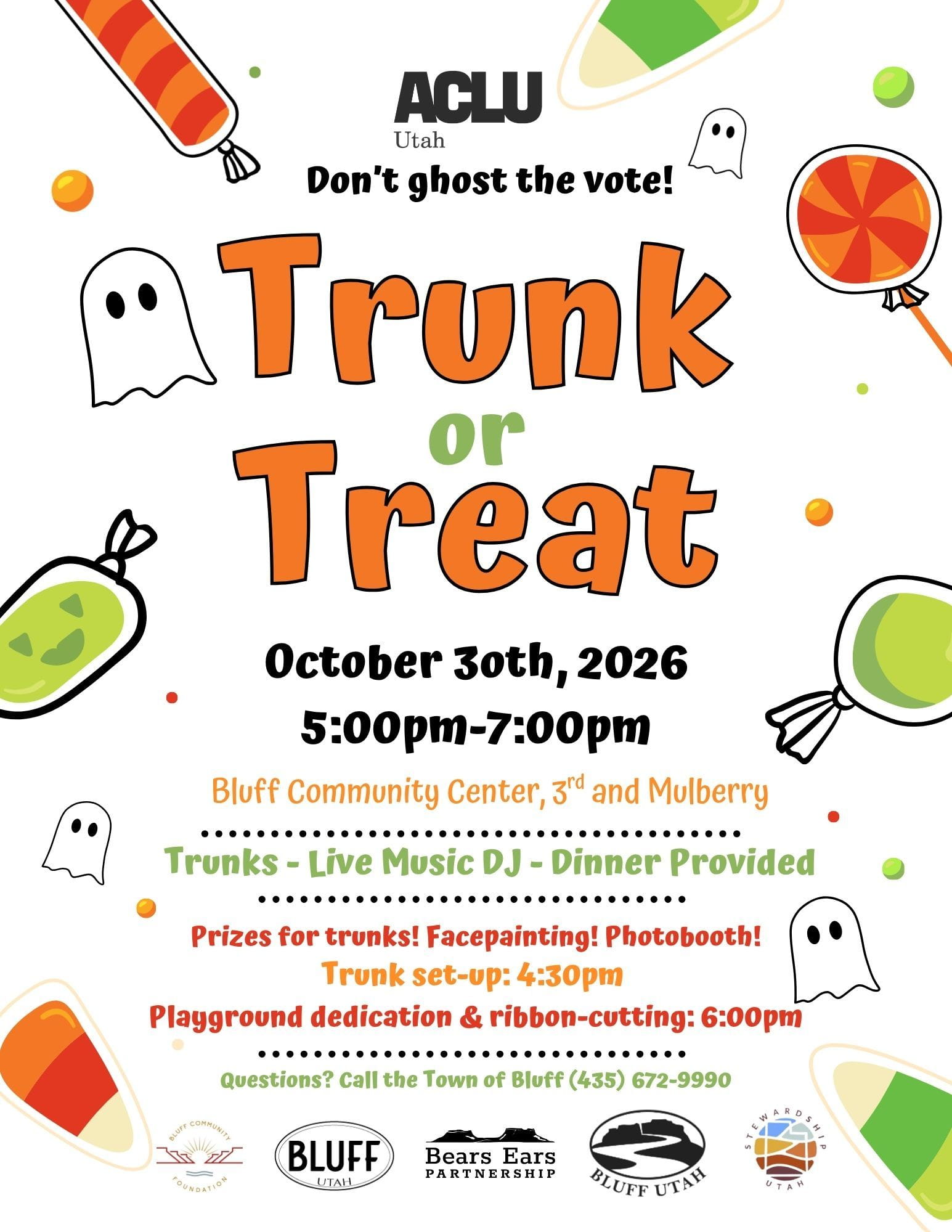 Trunk or Treat Bluff Community Center