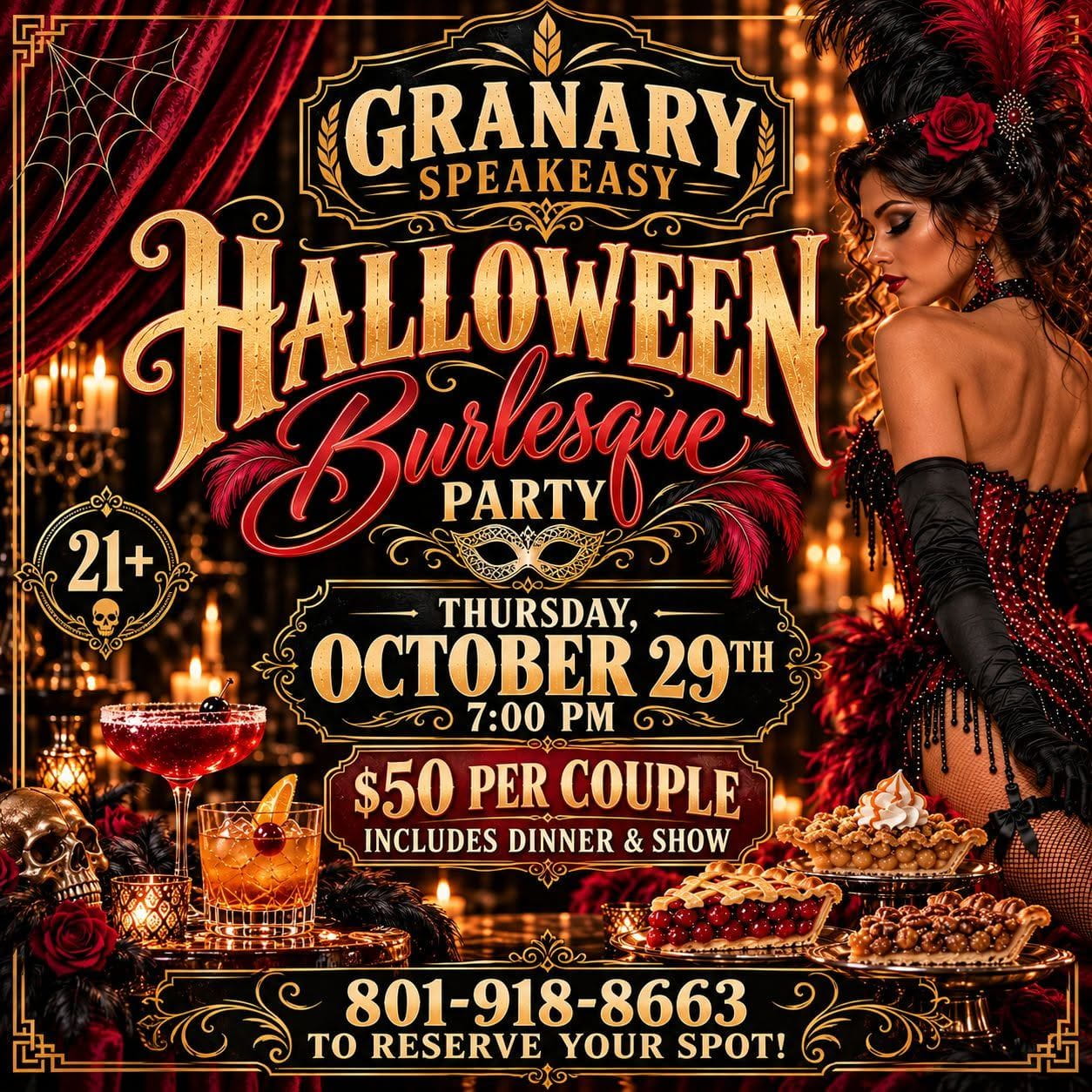 Granary Speakeasy Halloween party