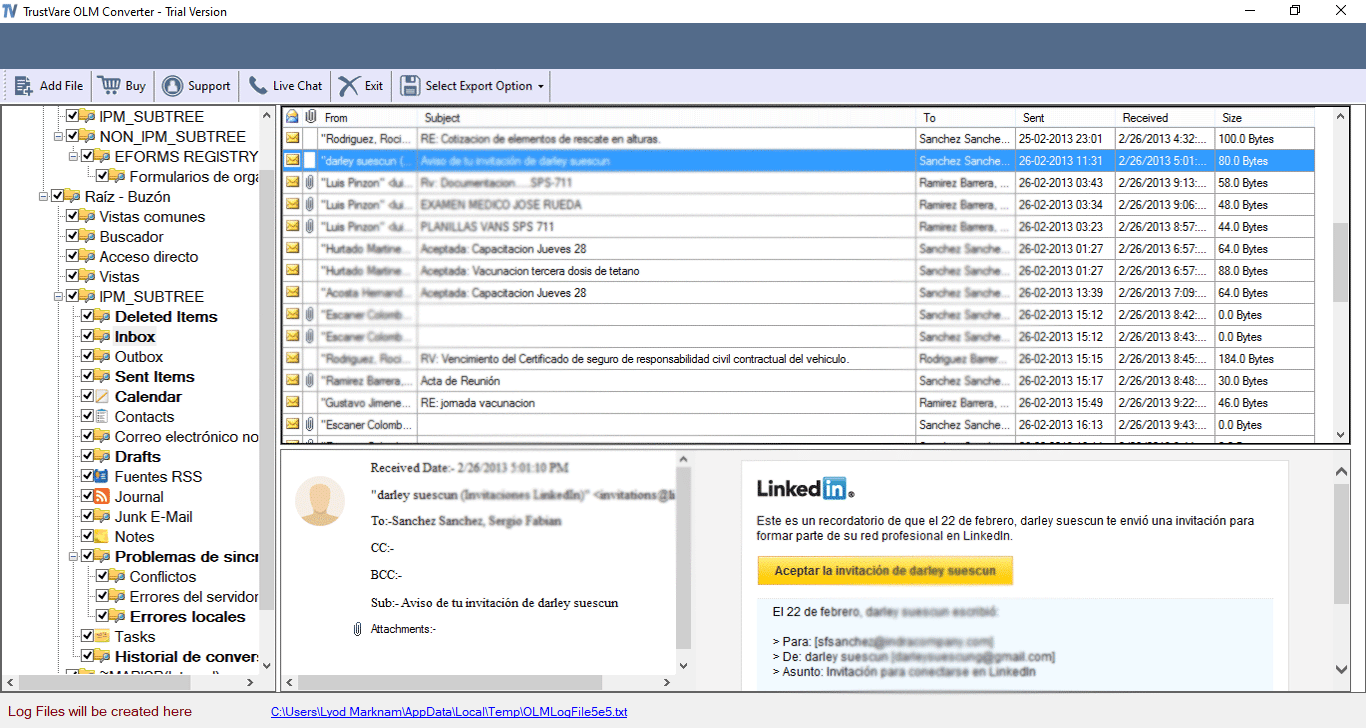 Switching Multiple OLM Files into PST