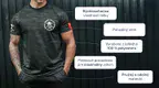 #5 Warrior Labs - Športovec v maskáčovom vojenskom polyesterovom tričku Alpha MAX sk