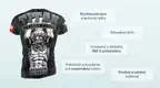 #1 - Infografika - Športové tričko Titan s motívom sillného antického muža s dokonalými kockami na bruchu a veľkými svalnatými rukami