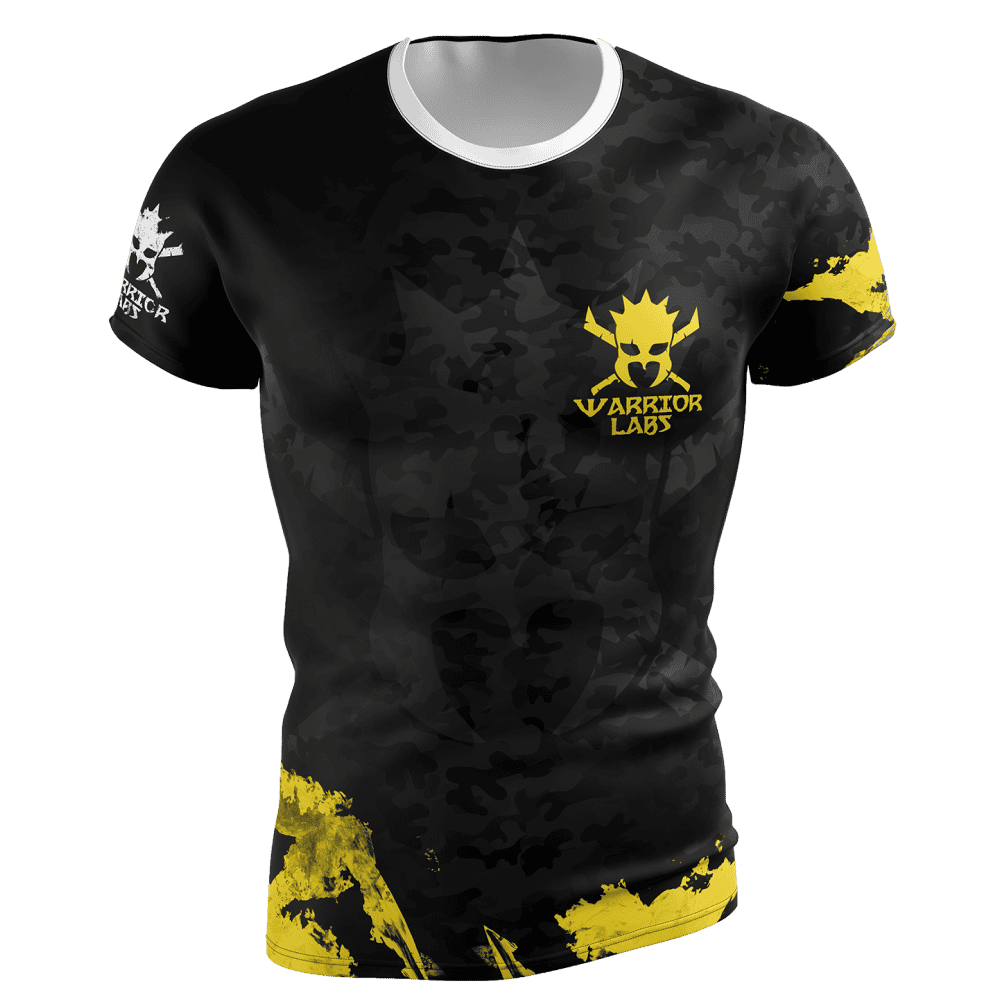 Pánské tričko ATHLETE, černé od WarriorX Lab