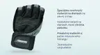 #1 Panske rukavice PH - s bielym logom prohormones - zena cvici biceps - SK