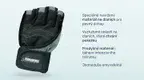 #1 Panske rukavice PH - s bielym logom prohormones - zena cvici biceps - CZ