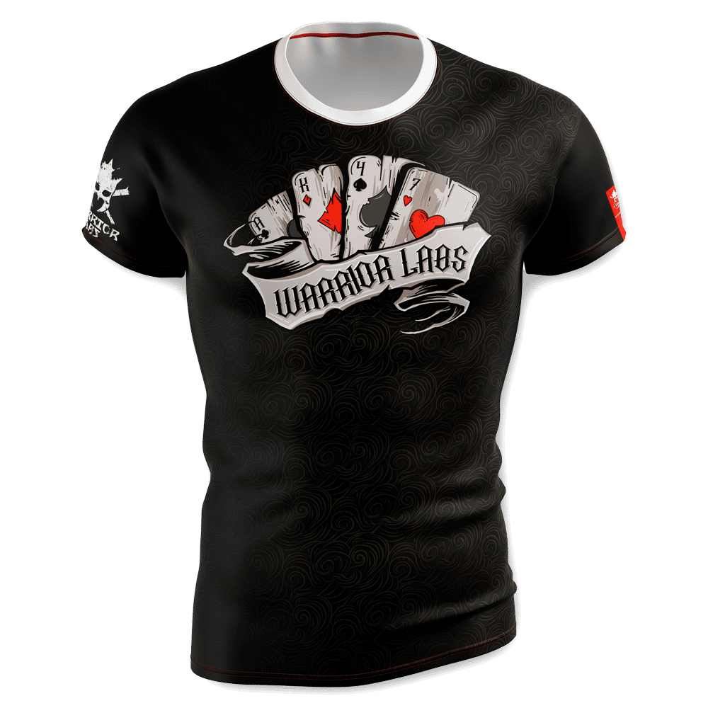 Warrior Labs - Tricko - karty - front