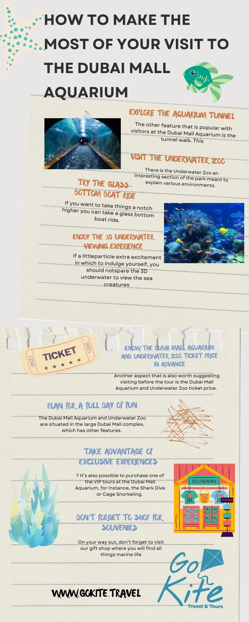 How To Make The Most Of Your Visit To The Dubai Mall Aquarium - Guest Post