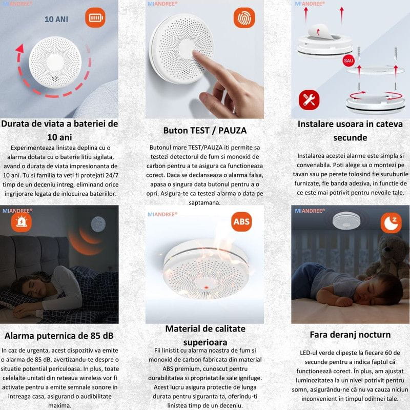 Alarma puternica 85dB