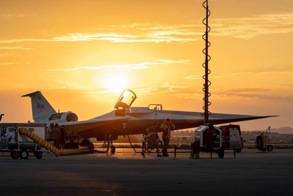 NASAスペースギア1999 NASA's X-59 quiet supersonic jet prepares for historic first