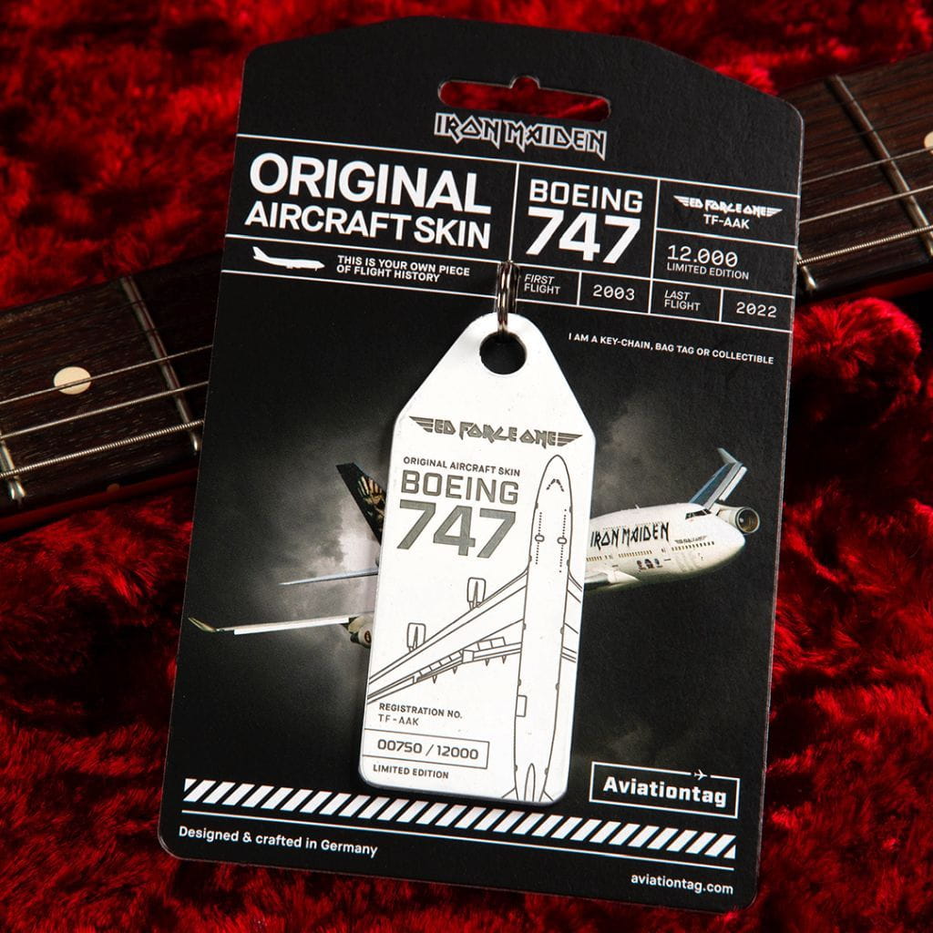 Aviationtag helps Iron Maiden's Ed Force One soars again