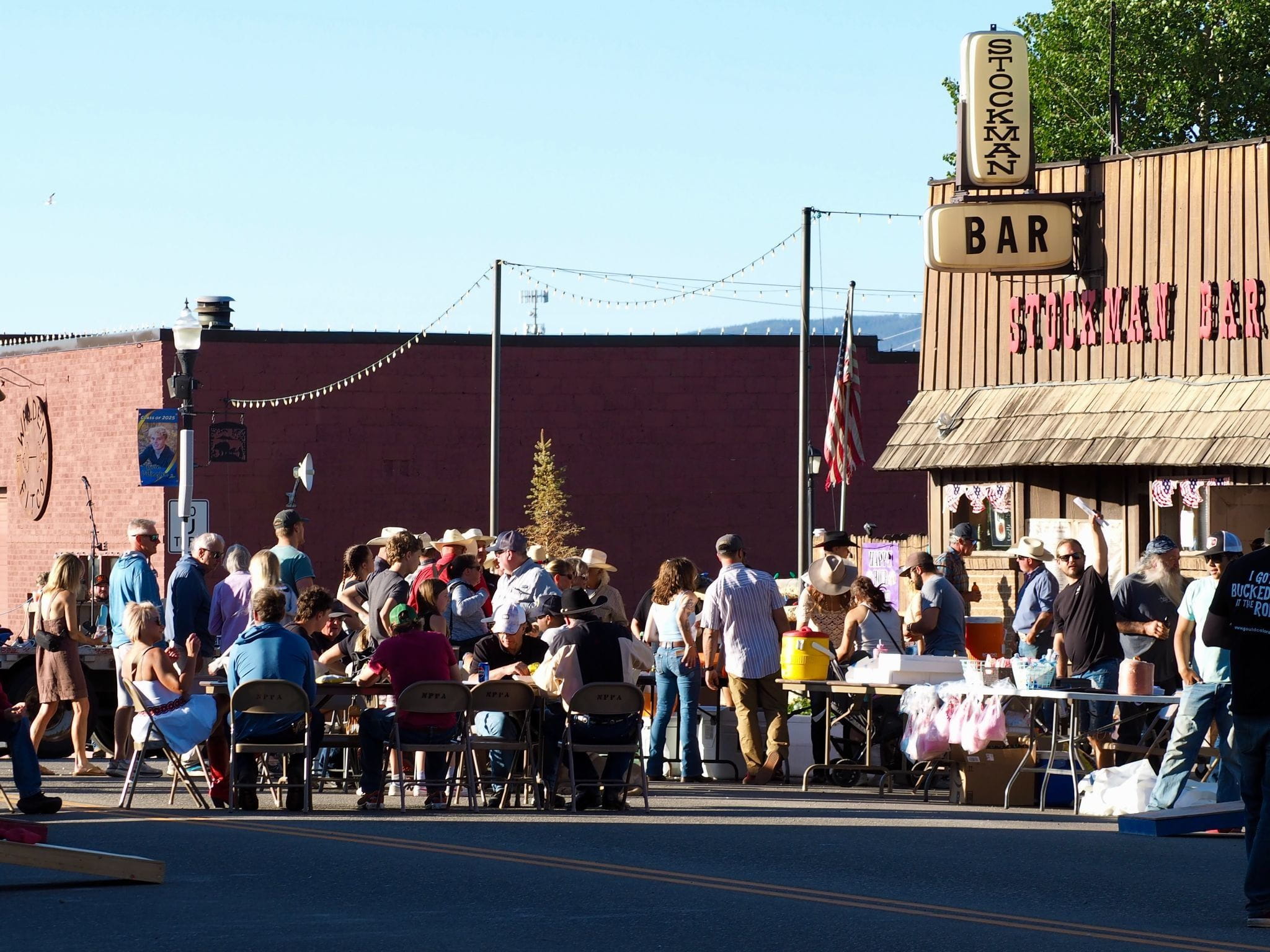 Never Summer Jam! festivities on Main Street, Walden, CO