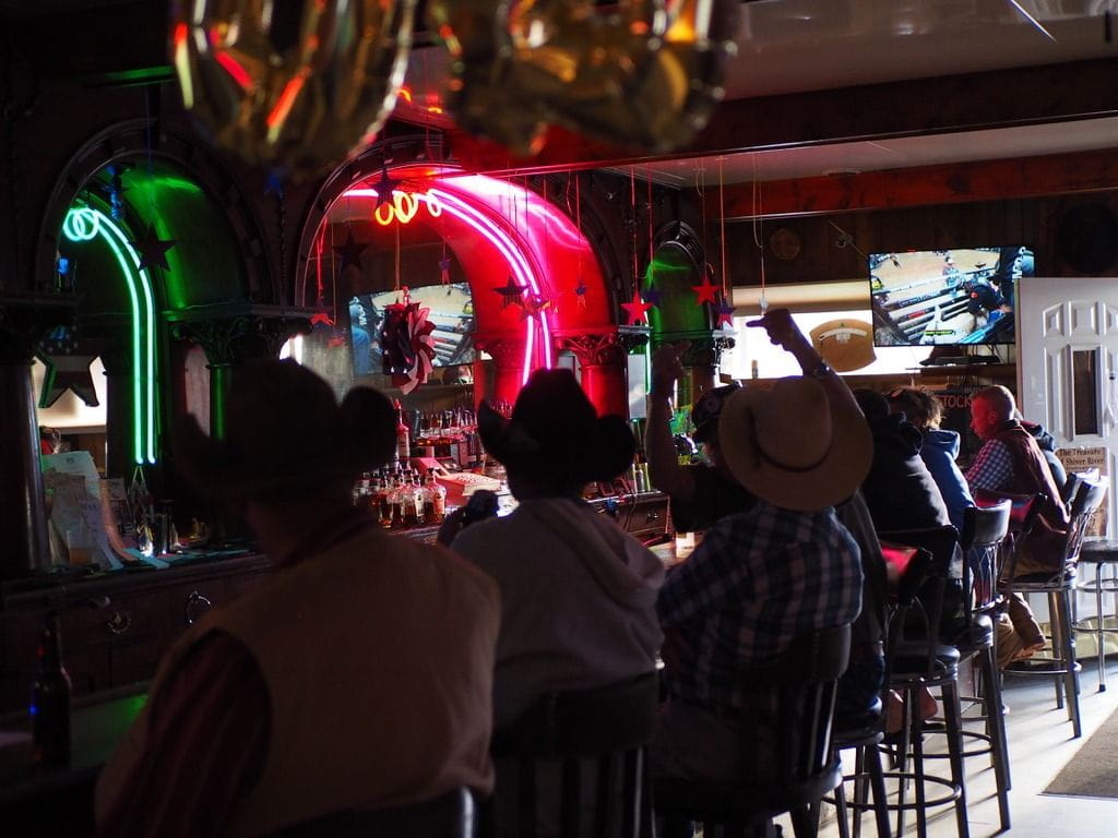 the Stockman Bar and Grill is a local favorite