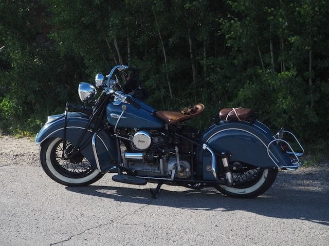 Vintage Indian motorcycle
