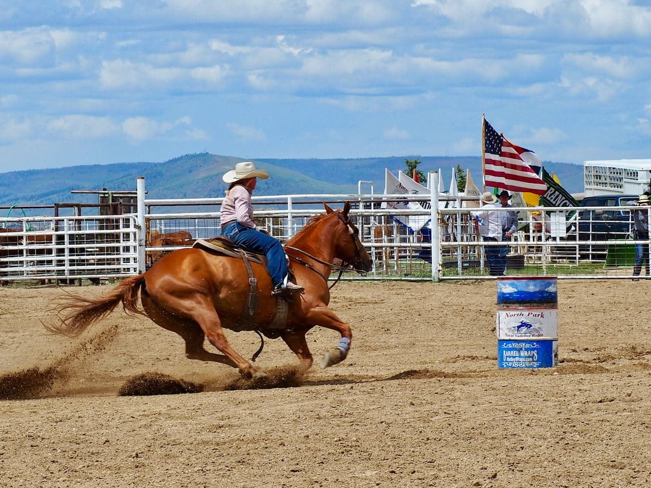 Barrel Racing at the Rodeo