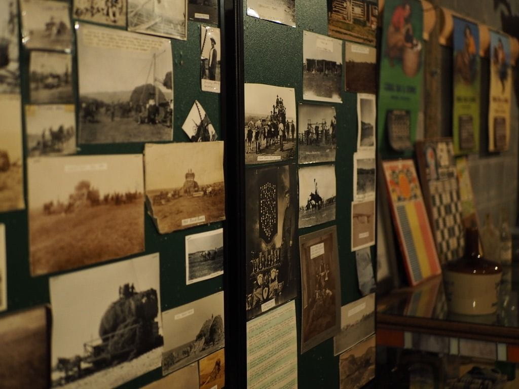 Historical displays of frontier life in Jackson County