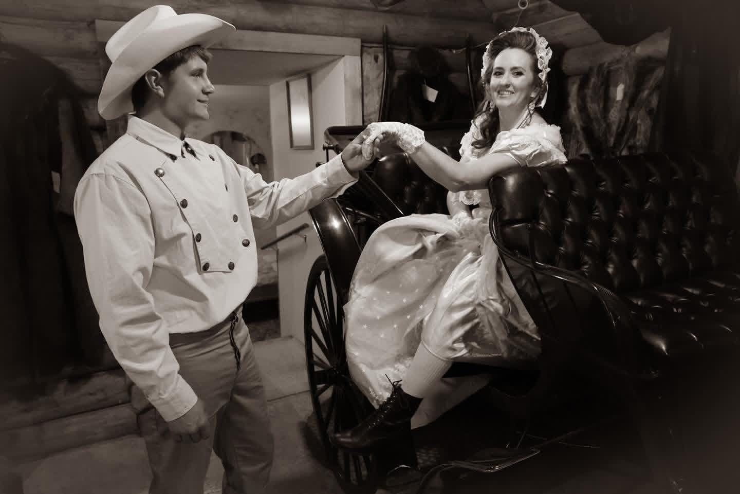 Thespians of the North Park Pioneer Players at the Museum. Image Courtsey of North Park Pioneer Players