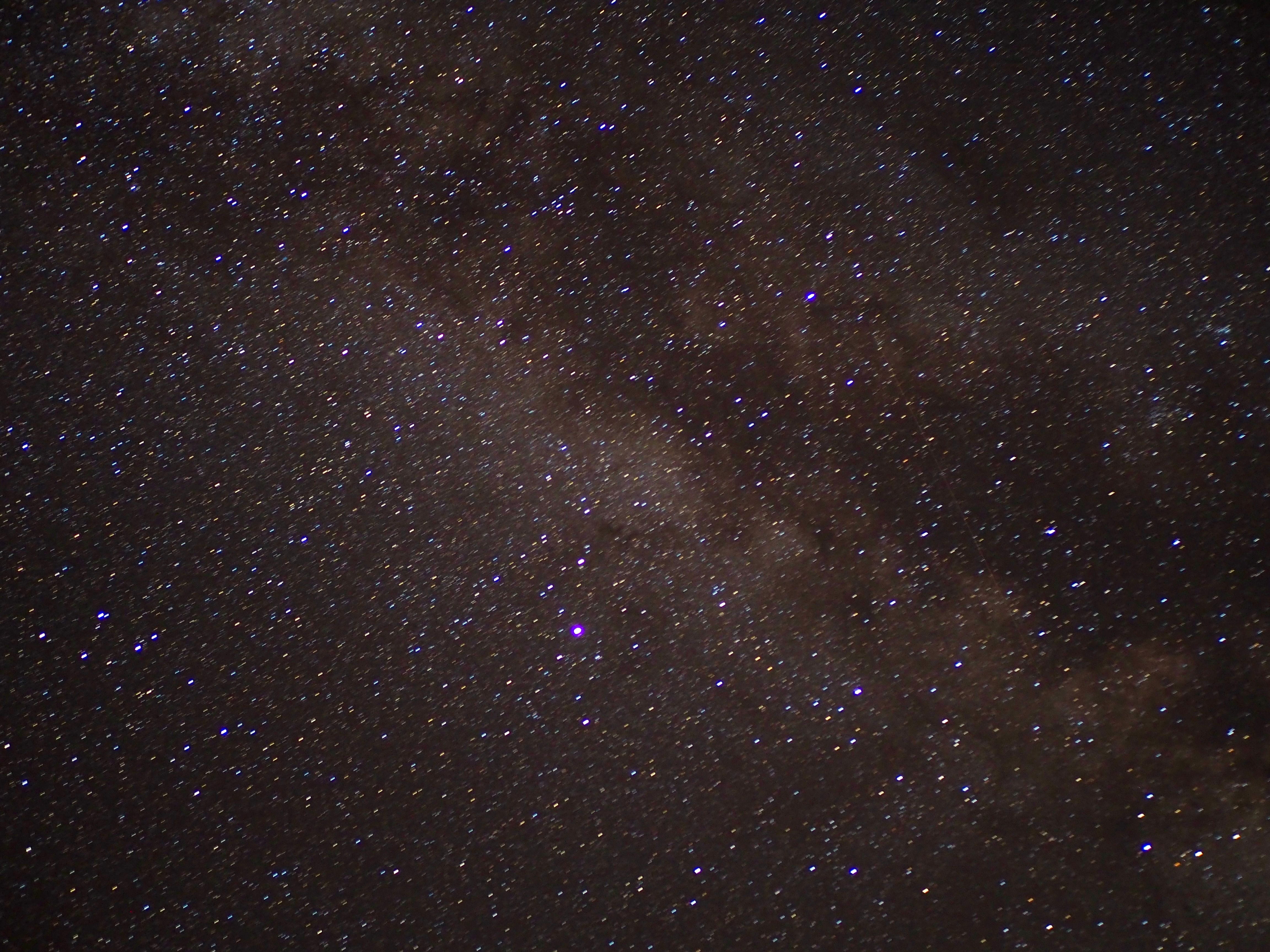 view of the Milky Way with countless stars