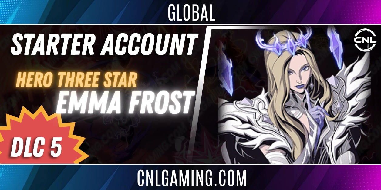 [Starter ACCOUNT][Global] 1 Hero Three-star - Emma Frost | DLC 5