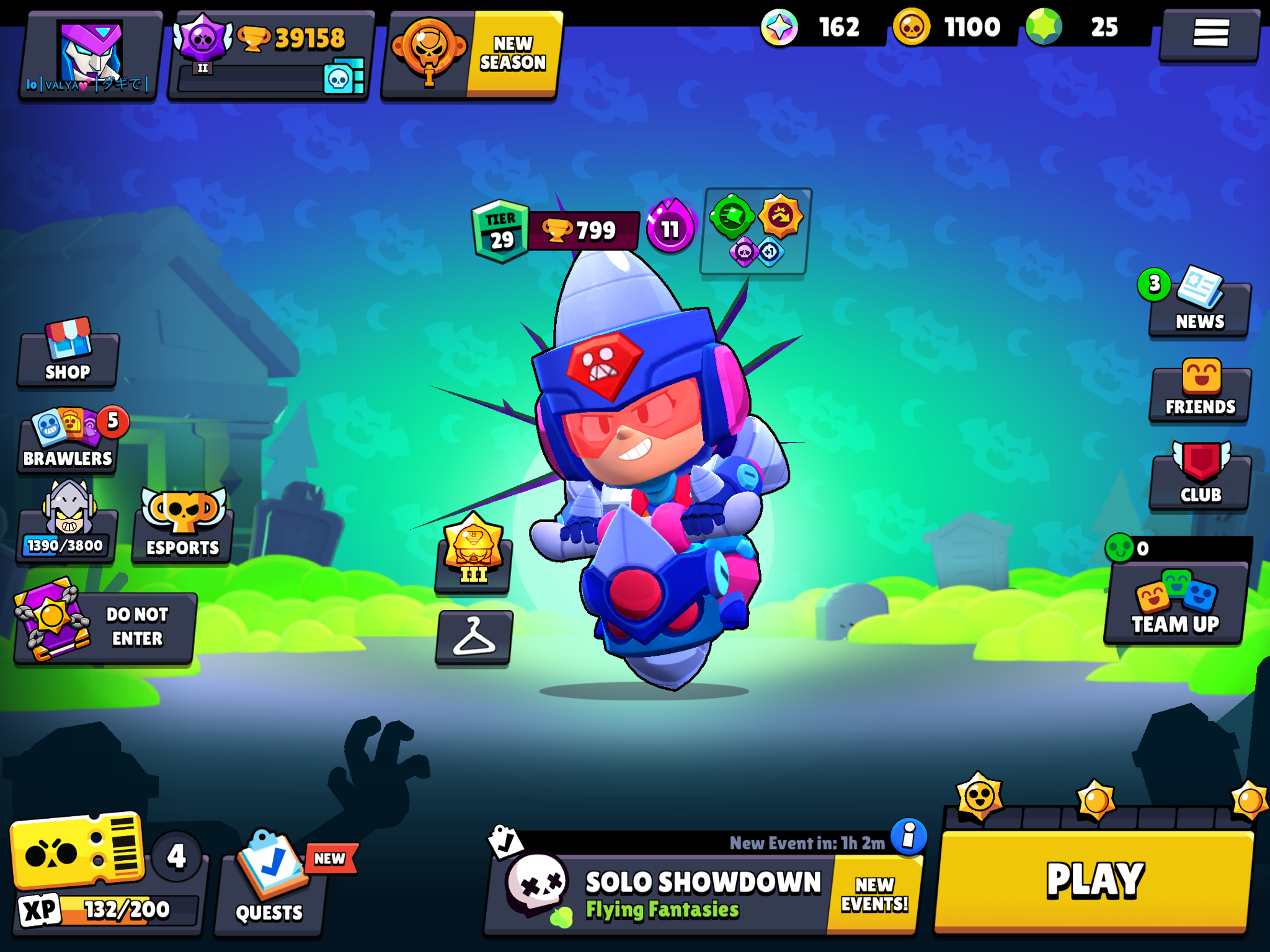 AB65 | 39000 Cúp | 81 Brawlers | 90 Skins | 10 Legends | 26 Mythics | 26 Epics | 25 Gems | 1000 Vàng | Giá ưu đãi