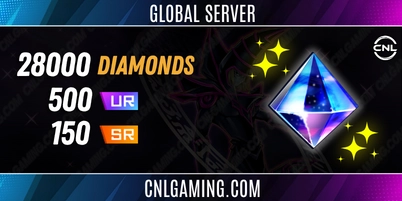 Master Duel 28000+ Diamonds + 500 UR dust + 150 SR dust