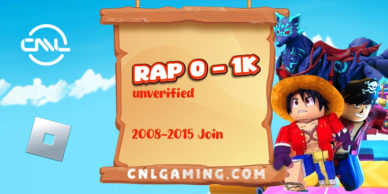 RAP 0k-1k | Account not verified | 2008-2015 Join