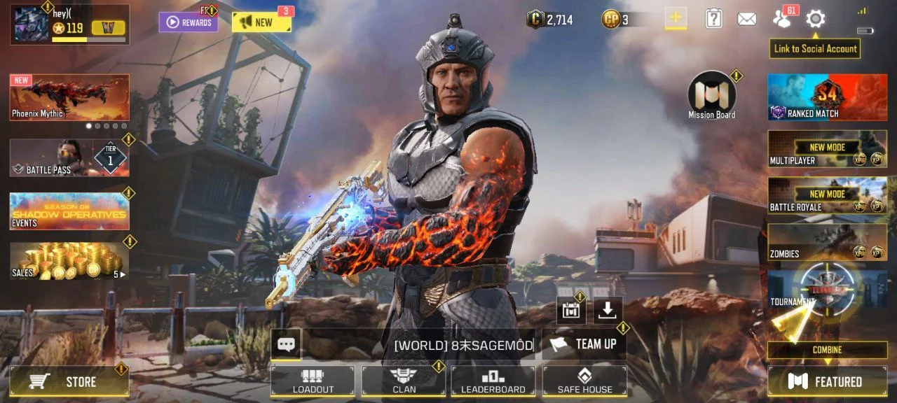 VST#20019 - 1 Súng Mythic (PeaceKeeper) | 2 Súng Legend | 33 Trang phục | 72 Súng epic | Súng diamond : 3 | Điệu nhảy : 17