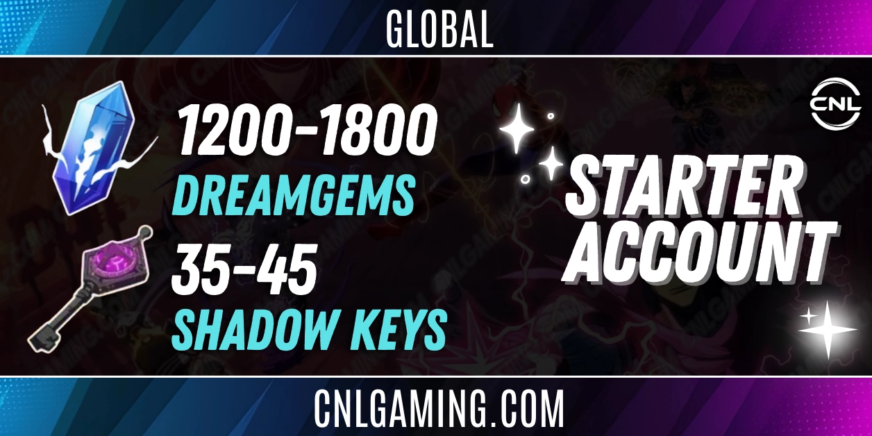 [Starter ACCOUNT][Global] 1200-1800 Dreamgems | 35-45 Shadow Keys