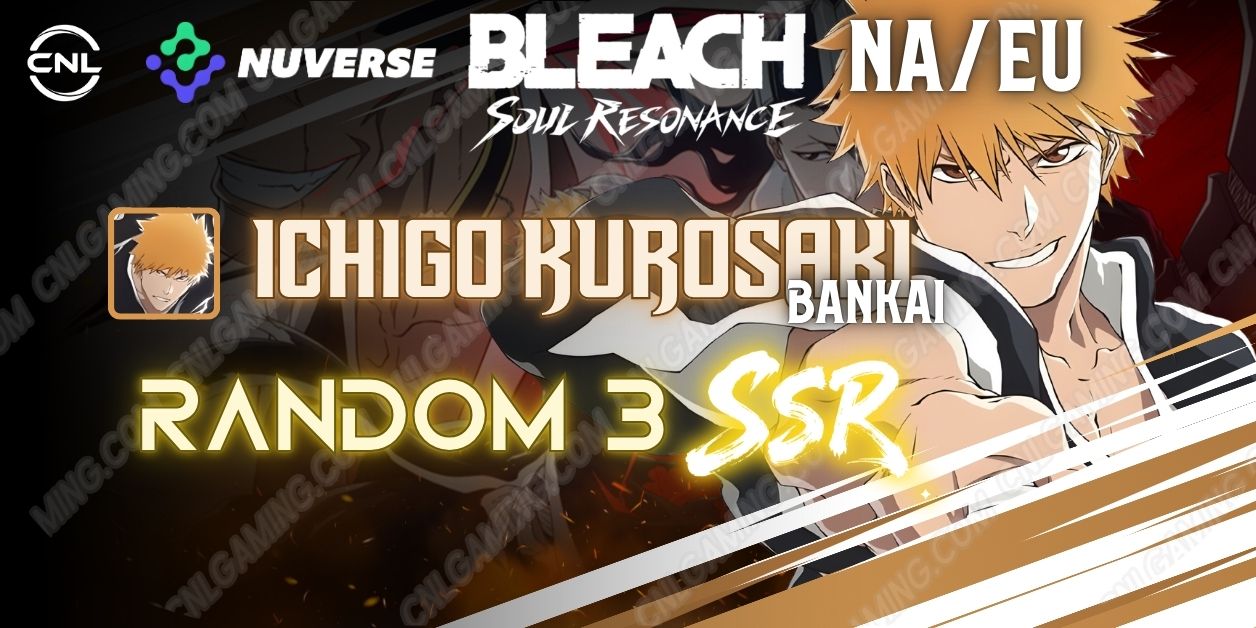 NA/EU | Ichigo Kurosaki (Bankai) + Random 3 SSR