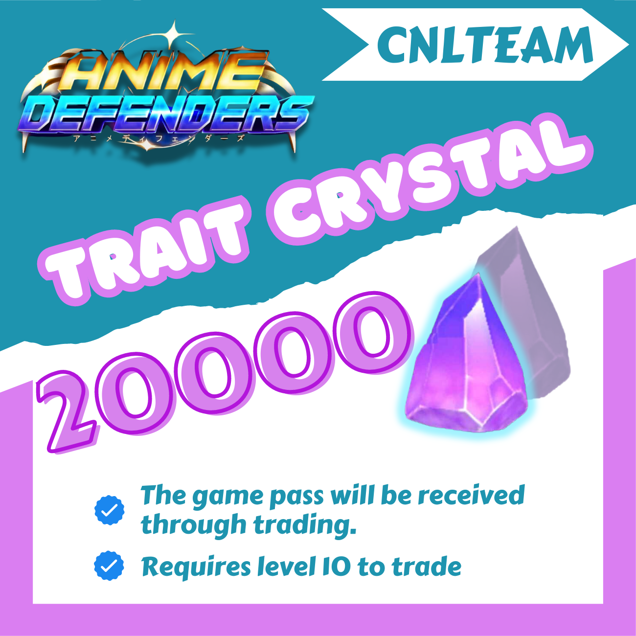 20000 - Trait Reroll