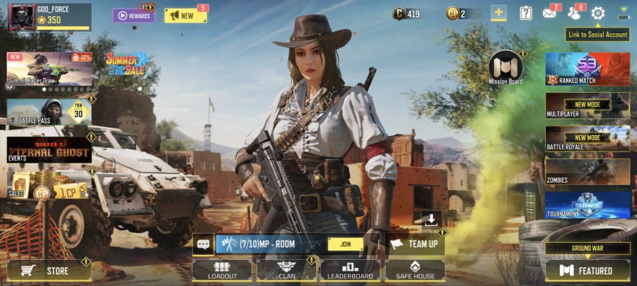 VST#2031 - Súng Mythic (QQ9 LV4) | Trang phục Mythic (Siren LV2) |5 Súng Legend | 82 Trang phục | 159 Súng epic | Điệu nhảy : 41