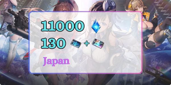 [Japan Server] 1 SSR | 11000+ Kim cương | 130+ Tổng phiếu recruitment