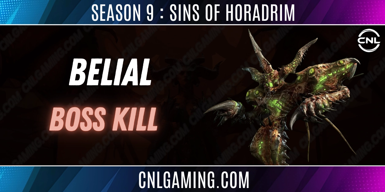 Hardcore Season 9 | 10x Belial Kills | Torment 4 | Mat Provided