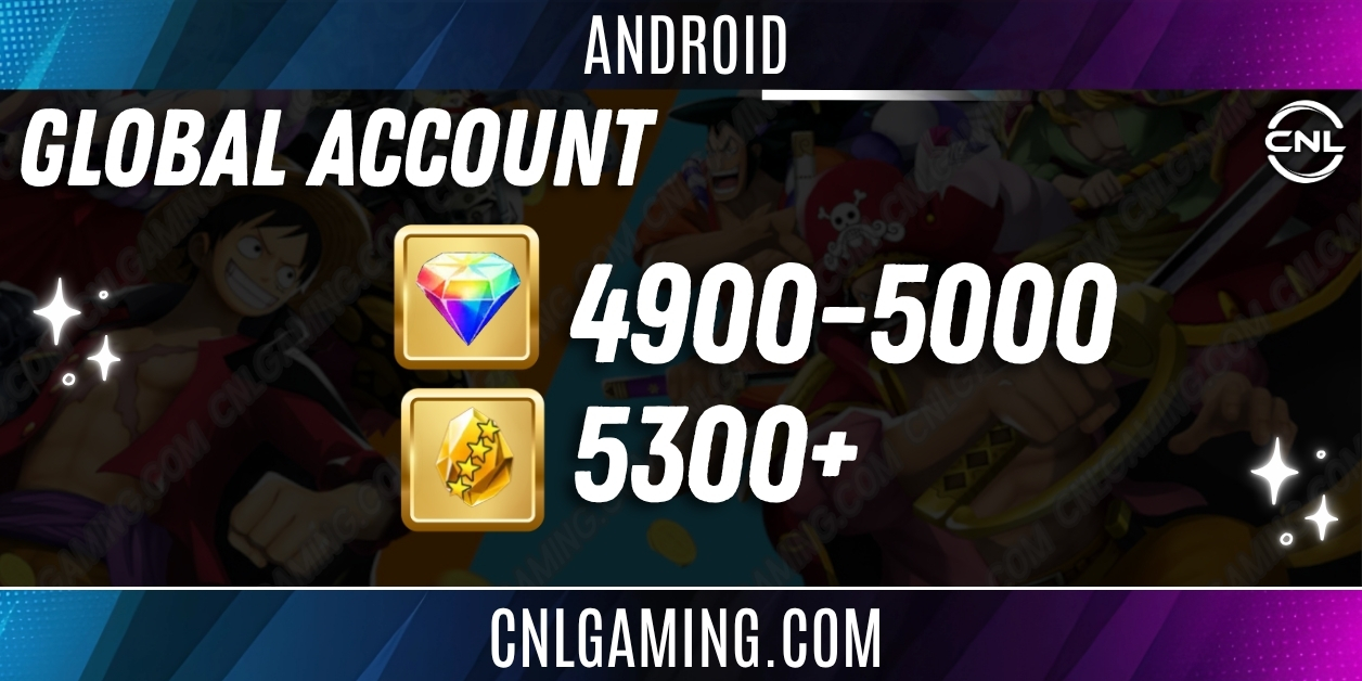 Android [Global] 4900–5000 Gems | 5300+ 4-Star Fragments