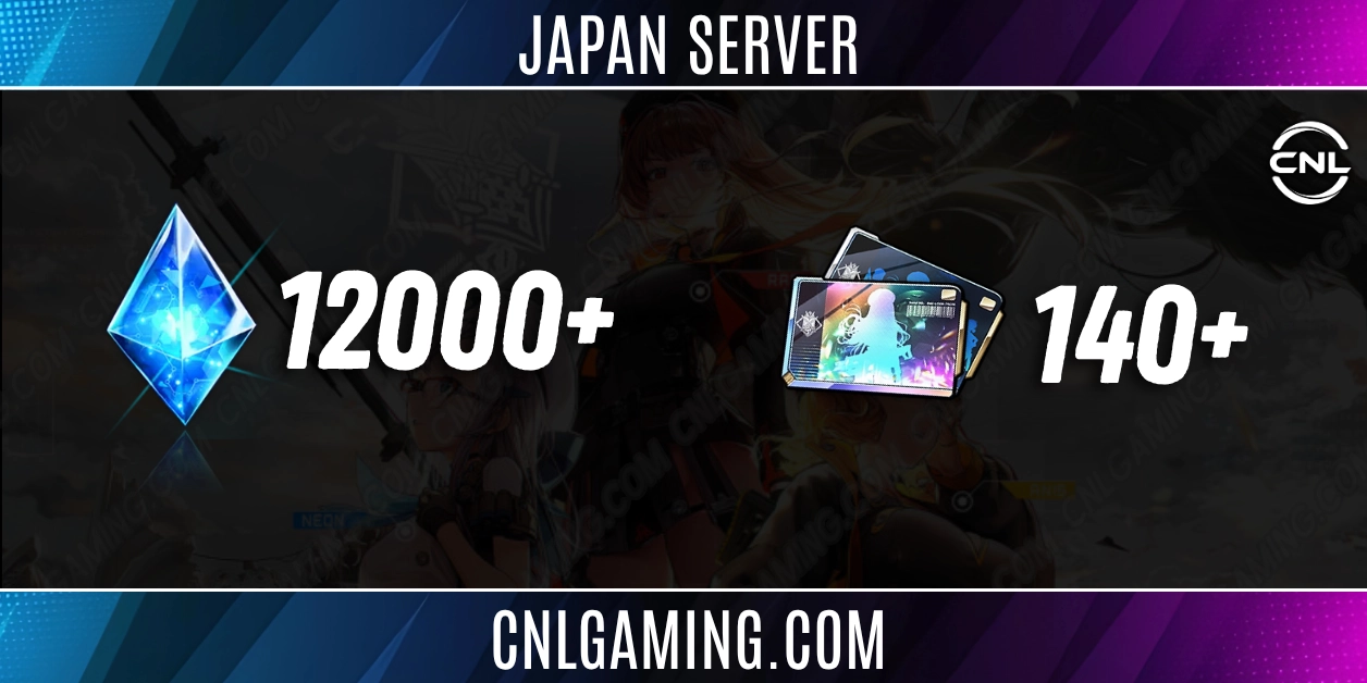 [Japan Server] | 12000+ Diamonds | 140+ Total Recruitment Voucher (Normal and Advanced) | Diamond Edition