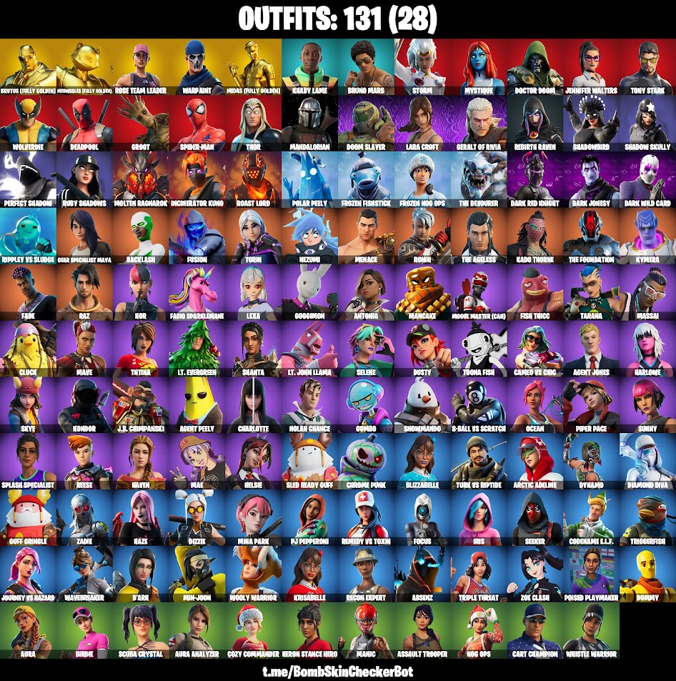 TSfn85 |Save the World|Deluxe|131 skins|OG STW,Gold Meowscles,Gold Midas,Gold Brutus,Menace,Kymera,Backlash,Raz,Nezumi,Fade,Kado