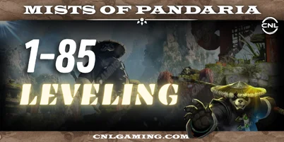 Mists of Pandaria | Leveling 1-85 | VPN + All loot/ Gold | Fast 24/7