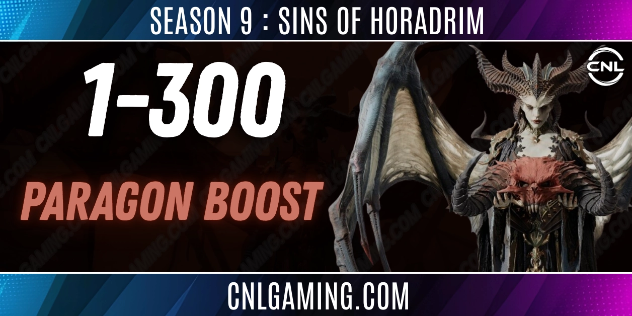 Season 9 : Sins of the Horadrim | 1-300 Paragon Point