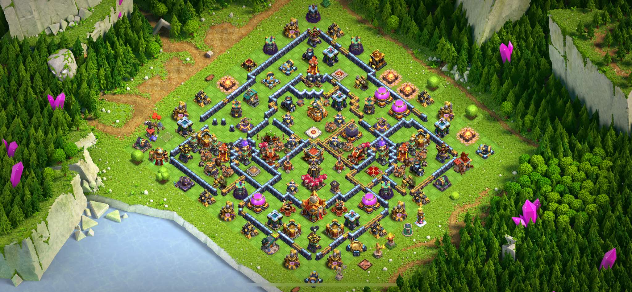 COCQD409- TH16 - BK95 AQ95 GW70 RC45-BLUE WALL- NICE PETS- FULL SIEGES - EPIC EQUIPMENT-SKIN HERO