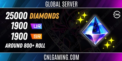 Master Duel 25000-28000 Diamonds + 1900 UR dust + 1900 SR dust | Around 800+ Roll