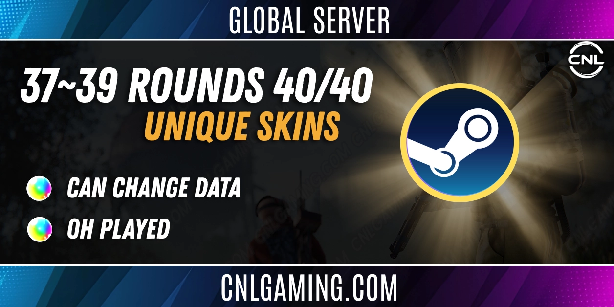 [STEAM] Rust | 0H Played | |37+38+39 Rounds 40/40 unique skins | Can Change Data | Fast Delivery