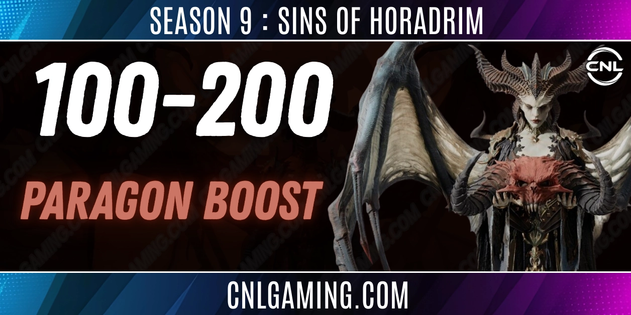 Season 9 : Sins of the Horadrim | 100-200 Paragon Point