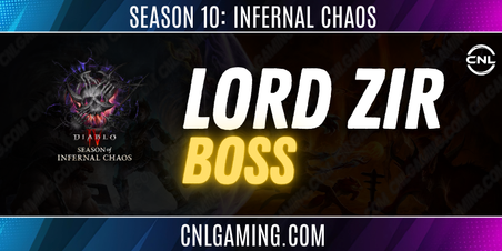 Season 10 : Infernal Chaos | 10x Lord Zir Boss | Torment 4 | Mat Provided
