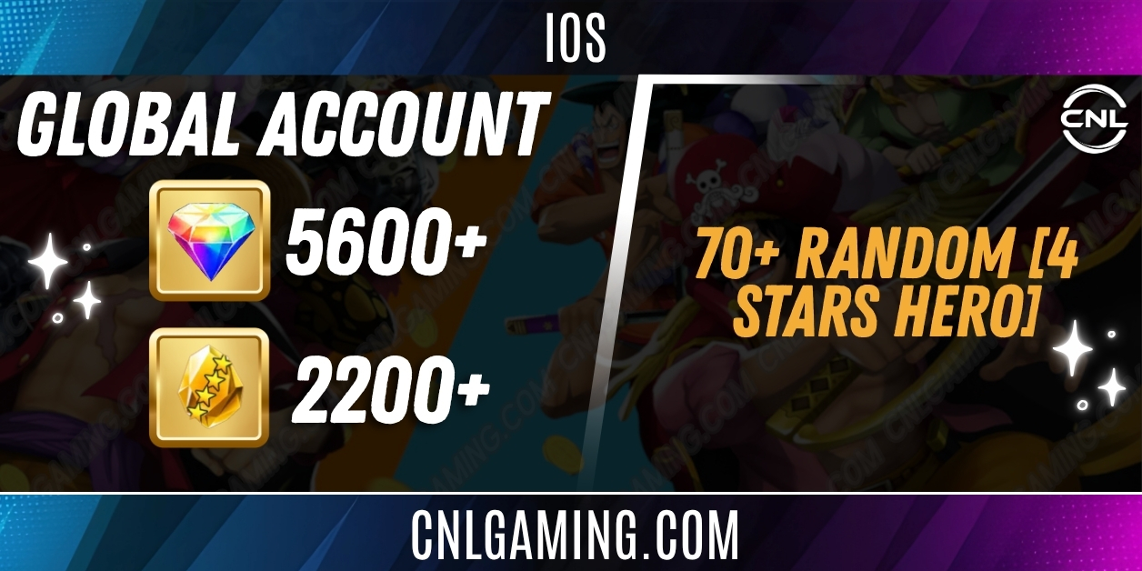 IOS [Global] 5600–5800 Diamonds | 2200+ 4-Star Fragments | 70 Random 4-Star Heroes