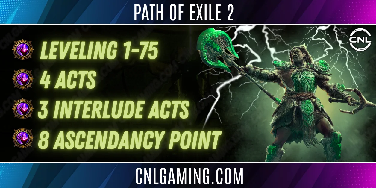 Rise of the Abyssal | 1-75 Leveling + 4 Acts + 3 Interlude Acts + 4 Ascendancy Point