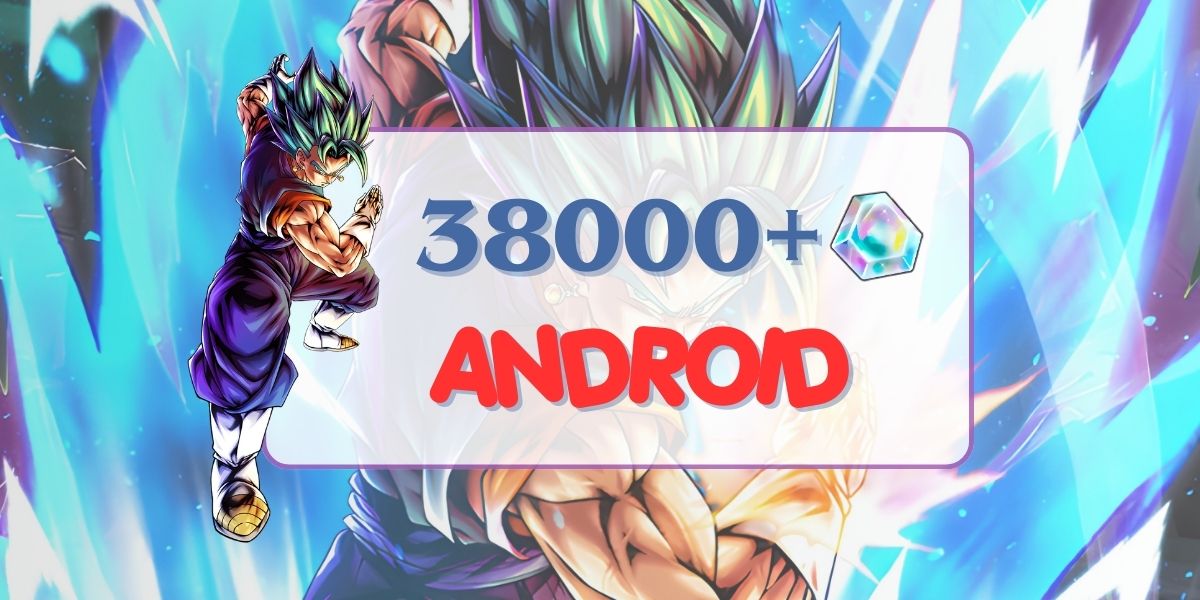 ANDROID UL Super Saiyan God SS Vegito + 38000 Chrono Crystal + 0-5 LF aleatório (Vegito Blue)