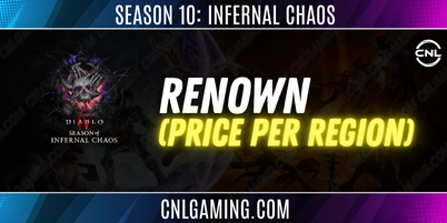 Pre Order | Season 10 : Infernal Chaos | Renown | price per region