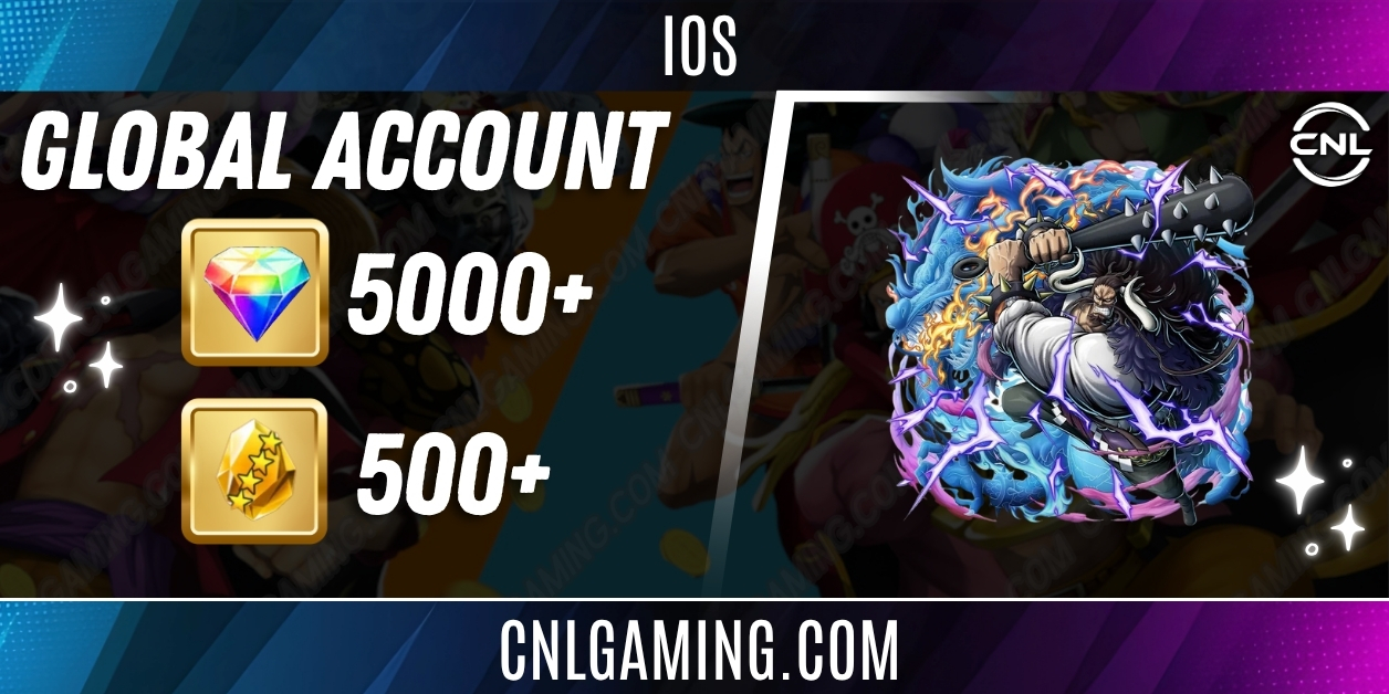IOS [Global] 5000+ Diamonds | Kaido Blue | 500+ 4-Star Fragments | 10+ 4-Star Heroes