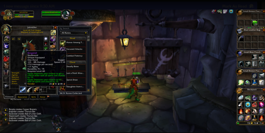 VLAF182254 | Server EU - Rogue  naxx Living Flame EU Horde - Check more in description