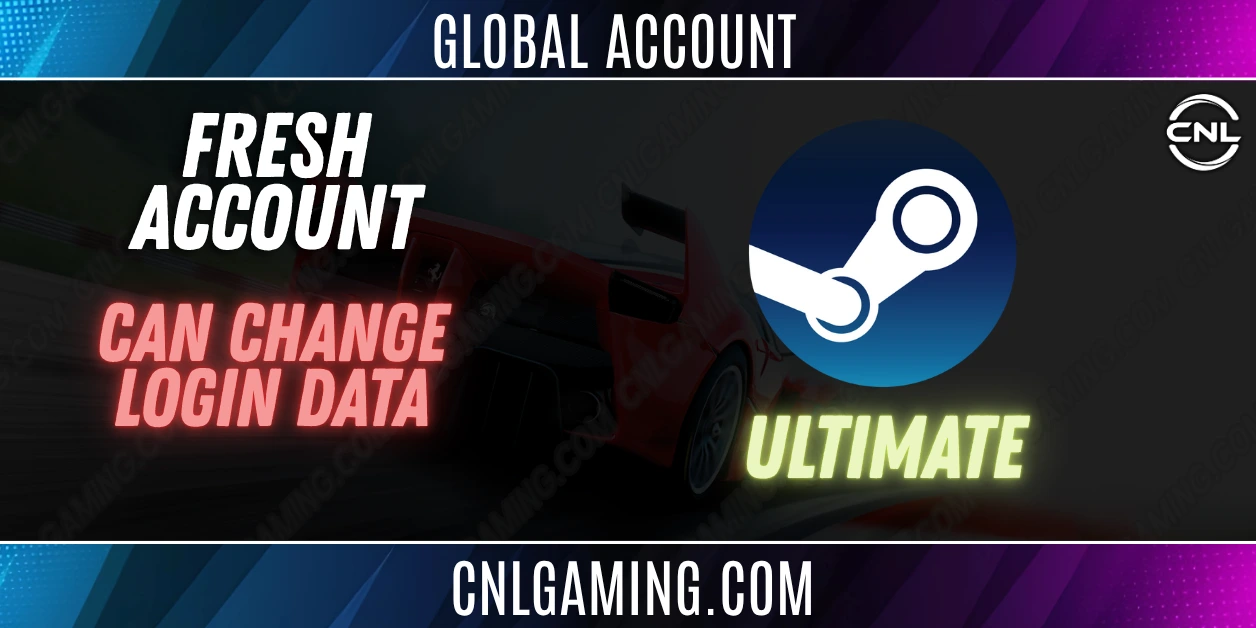 [STEAM] Assetto Corsa Ultimate Edition | 0H Played | Can Change Data | Fast Delivery
